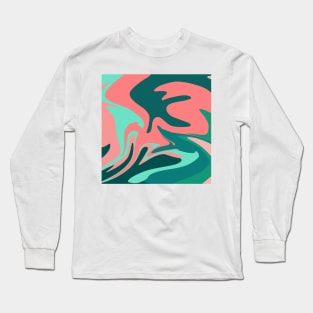 Minimalistic pattern symbiosis colours Long Sleeve T-Shirt